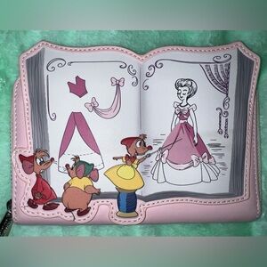 Disney Loungefly Cinderella Mice at Work 👗 Wallet Suzy, Jaq, Gus 🐭 🎀
